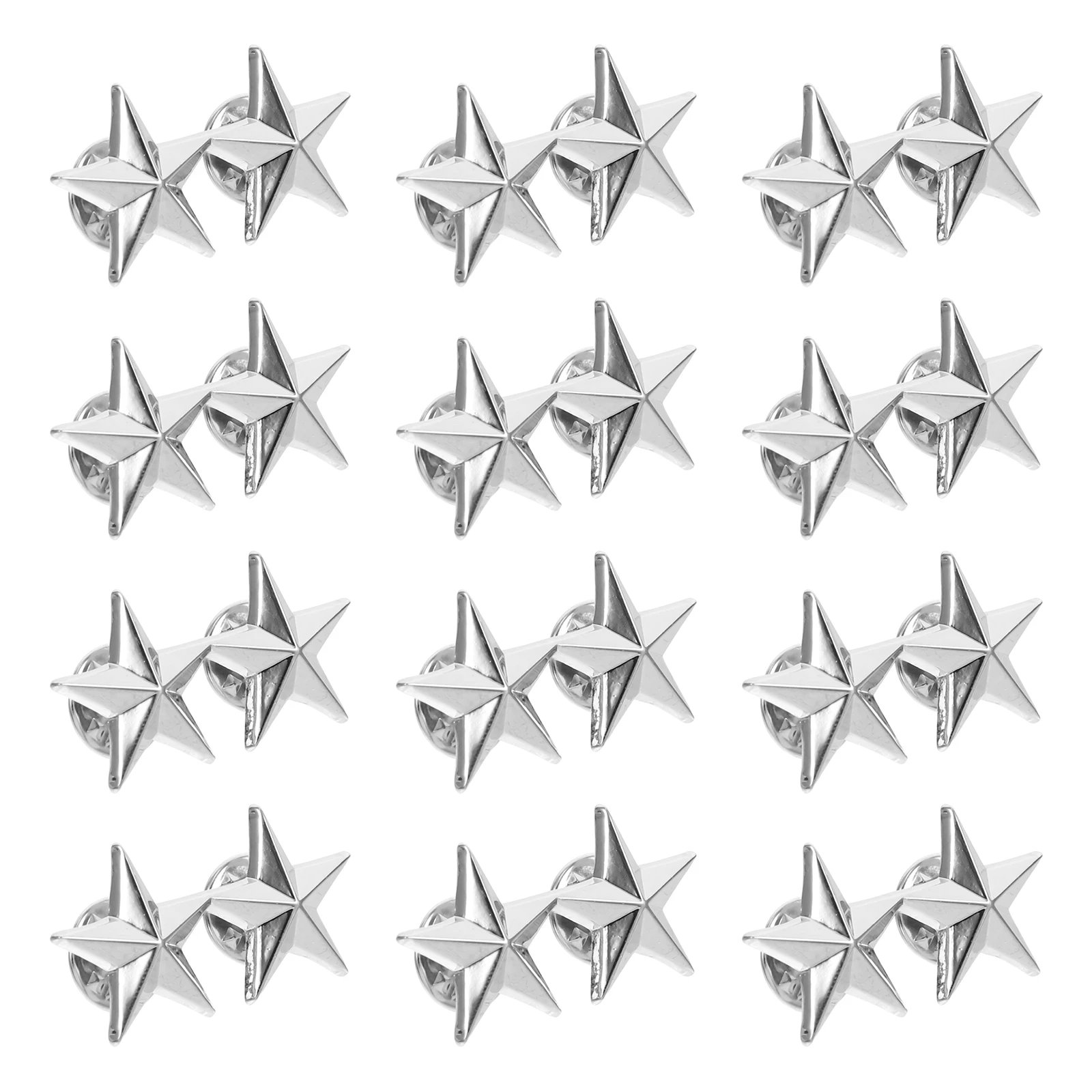 12 Pcs Five-pointed Star Badges Zinc Alloy Decorative Lapel Pins for Costume Party Star Rating Badges Elegant Cool Design
12 Pcs Five-pointed Star Badges Zinc Alloy Decorative Lapel Pins for Costume Party Star Rating Badges Elegant Cool Design