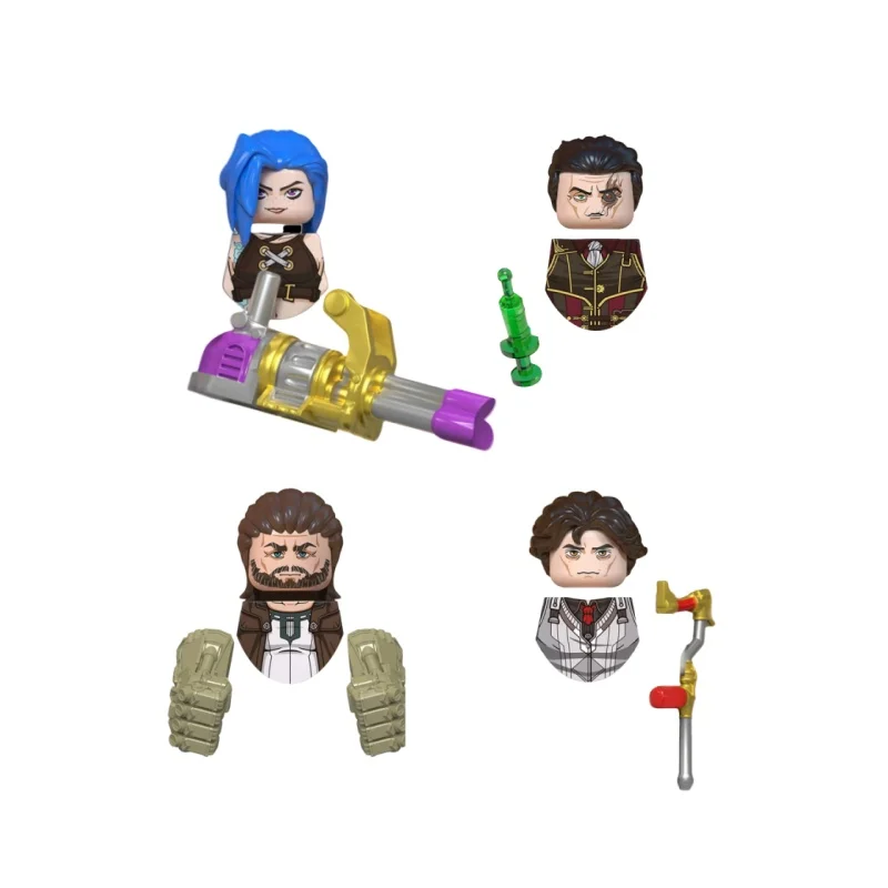 LoL Hot Game Cosplay Bricks Anime Action Figures Building Blocks Assembly Jinx Vi Jayce Caitlyn Victor DIY Toy Collection Gifts
LoL Hot Game Cosplay Bricks Anime Action Figures Building Blocks Assembly Jinx Vi Jayce Caitlyn Victor DIY Toy Collection Gifts