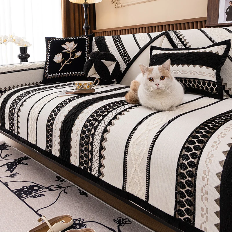 All Season Sofa Universal Sofa Mat Pad Armrest Living Room Couch Slipcover Chenille Sofa Case Anti-cat Scratch Couch Slipcovers
All Season Sofa Universal Sofa Mat Pad Armrest Living Room Couch Slipcover Chenille Sofa Case Anti-cat Scratch Couch Slipcovers