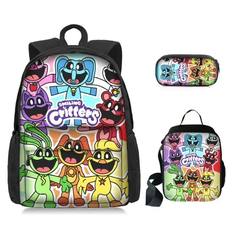 3pcs/set Smiling Critters Cartoon Prints School Bags ShoulderBags Pencil Bags Set Student Supplies Backpack Birthday Gifts
3pcs/set Smiling Critters Cartoon Prints School Bags ShoulderBags Pencil Bags Set Student Supplies Backpack Birthday Gifts