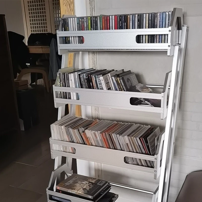 Aluminum Metal Desktop Record CD Storage Rack Vinyl Record Organizer Shelf Wall Holder Disc Record Display Shelf
Aluminum Metal Desktop Record CD Storage Rack Vinyl Record Organizer Shelf Wall Holder Disc Record Display Shelf