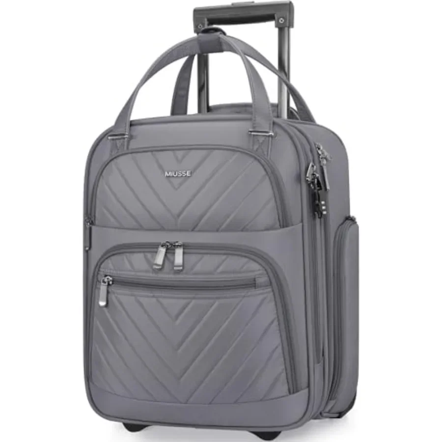 Airline-approved 16-inch softside carry-on luggage with wheels, durable lock, lightweight polyester, blackideal for underseat t
Airline-approved 16-inch softside carry-on luggage with wheels, durable lock, lightweight polyester, blackideal for underseat t