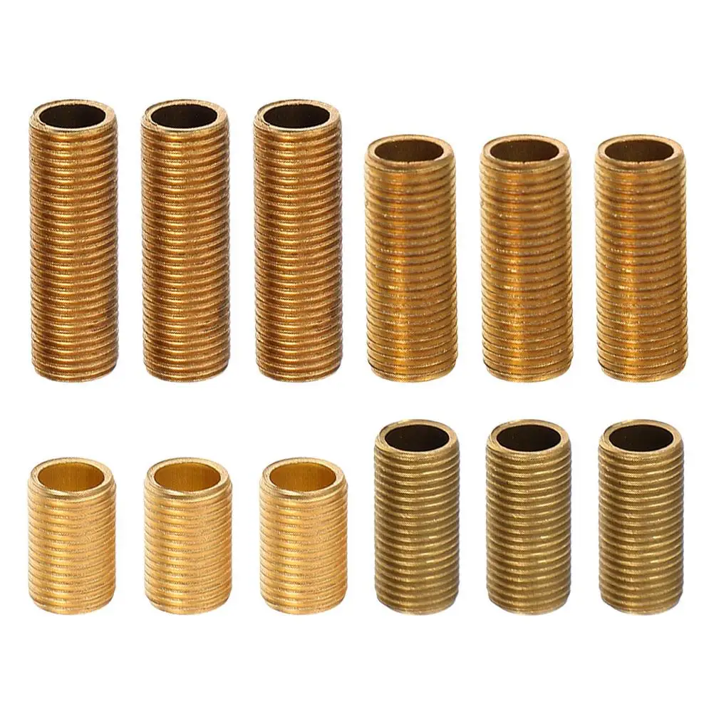 12 Pcs Hollow Brass Lamp Rod Nipples Non Magnetic Seaside Tube Pipe Adapter Lighting Parts Coupling Fixtures Hardware
12 Pcs Hollow Brass Lamp Rod Nipples Non Magnetic Seaside Tube Pipe Adapter Lighting Parts Coupling Fixtures Hardware