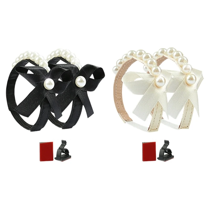 Heel Footwear Strap Accessory Pair with Center Tie Detail and Accent Trim for Prom Outfit Styling, Size Use Y08E
Heel Footwear Strap Accessory Pair with Center Tie Detail and Accent Trim for Prom Outfit Styling, Size Use Y08E