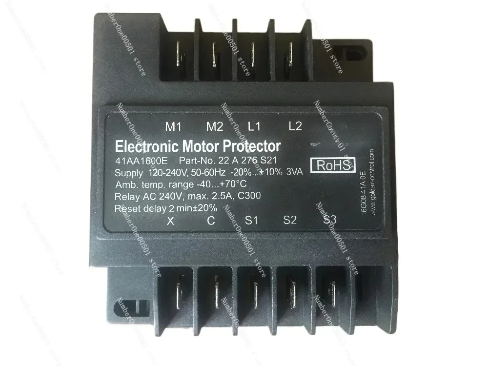 41AA1600E Compressor Protection Module for Dunham Bush Replaces INT369R 22A 276 S21 Motor Protector
41AA1600E Compressor Protection Module for Dunham Bush Replaces INT369R 22A 276 S21 Motor Protector