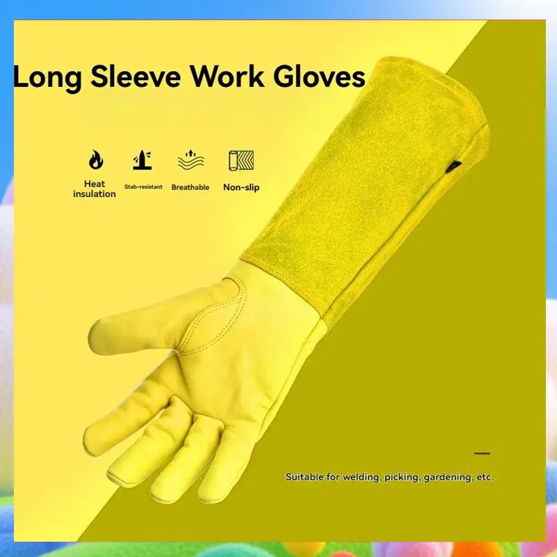 Rose Pruning Gloves For Men And Women Long Thorn Proof Gardening Gloves Breathable Leather Best Garden Gift S-AA25
Rose Pruning Gloves For Men And Women Long Thorn Proof Gardening Gloves Breathable Leather Best Garden Gift S-AA25