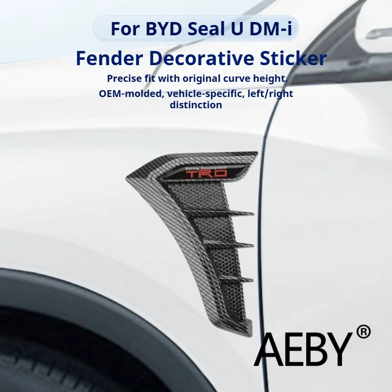 AEBY For BYD Seal U DM-i 2020-2025 Custom Car Side Fender Decal Sticker Exterior Styling Modification Decor Protective Film
AEBY For BYD Seal U DM-i 2020-2025 Custom Car Side Fender Decal Sticker Exterior Styling Modification Decor Protective Film