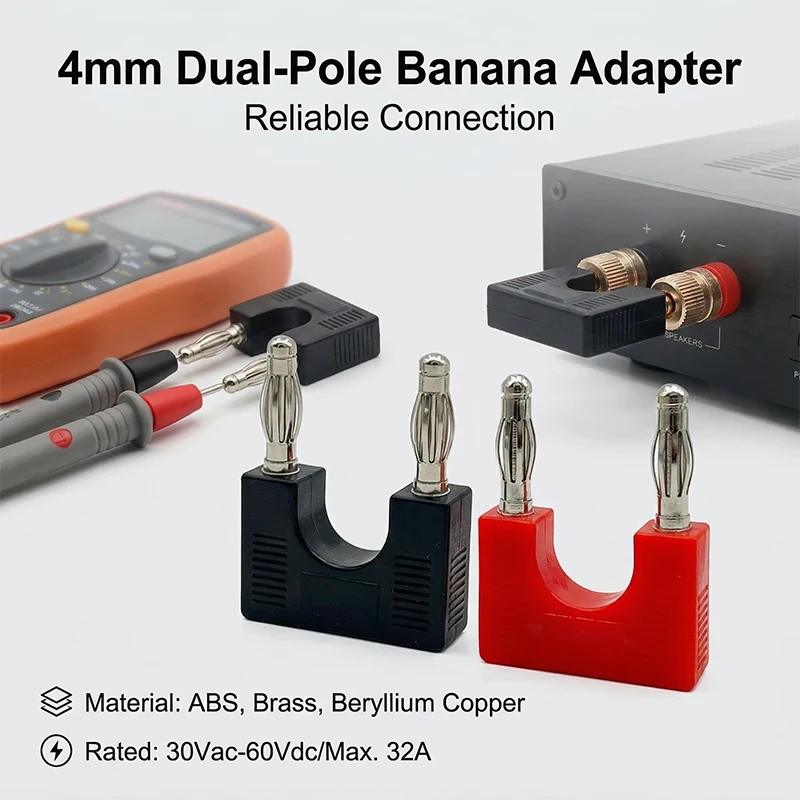 10pcs 4mm Banana Plug Electrical Connector Short-circuit Plug Terminal Couple Adapter J.20004
10pcs 4mm Banana Plug Electrical Connector Short-circuit Plug Terminal Couple Adapter J.20004