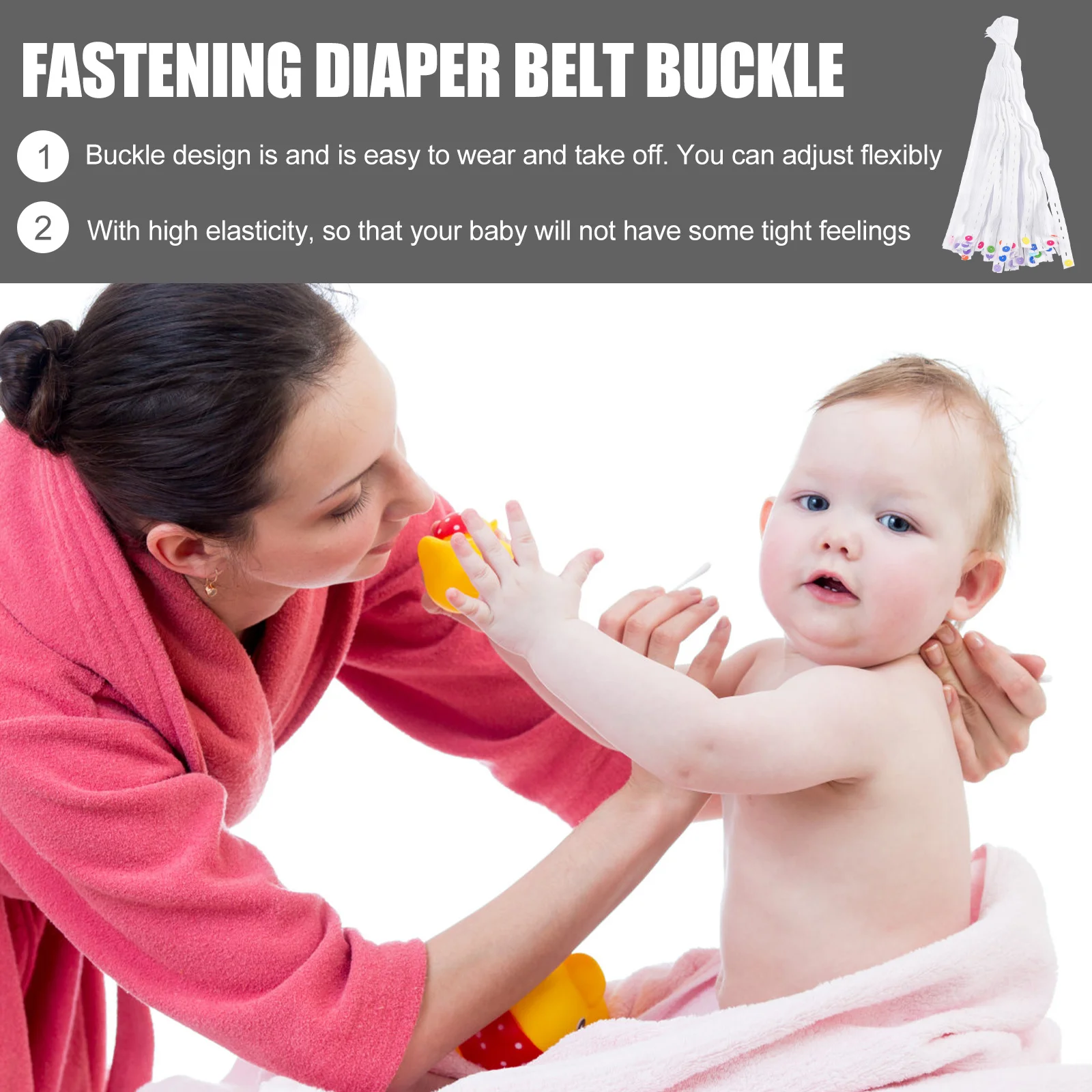 50 шт., регулируемая пряжка для подгузников, детские тканевые застежки для подгузников, прочный ремень для малышей, фиксированная защита от утечек 
50 шт., регулируемая пряжка для подгузников, детские тканевые застежки для подгузников, прочный ремень для малышей, фиксированная защита от утечек