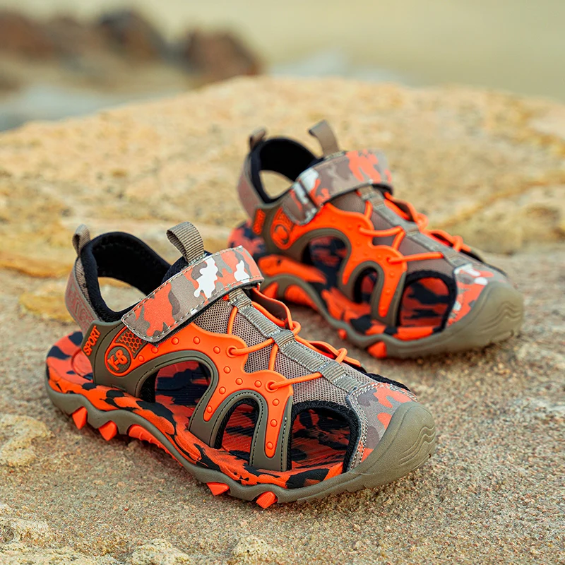 Outdoor Boys Sports Sandals Kids Summer Shoe Sneaker 2026 New Non-slip Soft Breathable Casual Walking Beach Water Sandal for Boy
Outdoor Boys Sports Sandals Kids Summer Shoe Sneaker 2026 New Non-slip Soft Breathable Casual Walking Beach Water Sandal for Boy