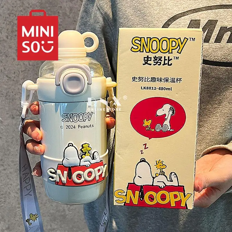 Cartoon Snoopy Insulated Cup 2024 New Straw Cup Stainless Steel Children Double Drinking Cute Anime Cup Birthday Gift for Girls
Cartoon Snoopy Insulated Cup 2024 New Straw Cup Stainless Steel Children Double Drinking Cute Anime Cup Birthday Gift for Girls