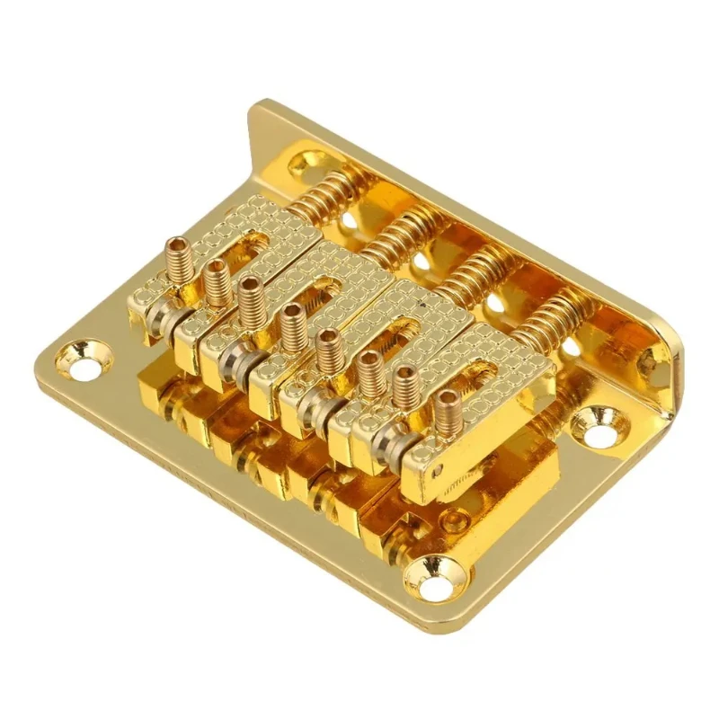 Premium Gold/Silver/Black Guitar Fixed Tailpiece - Compatible with 4-String Cigar Box Guitar & Ukulele, Stylish & Durable Design
Premium Gold/Silver/Black Guitar Fixed Tailpiece - Compatible with 4-String Cigar Box Guitar & Ukulele, Stylish & Durable Design
