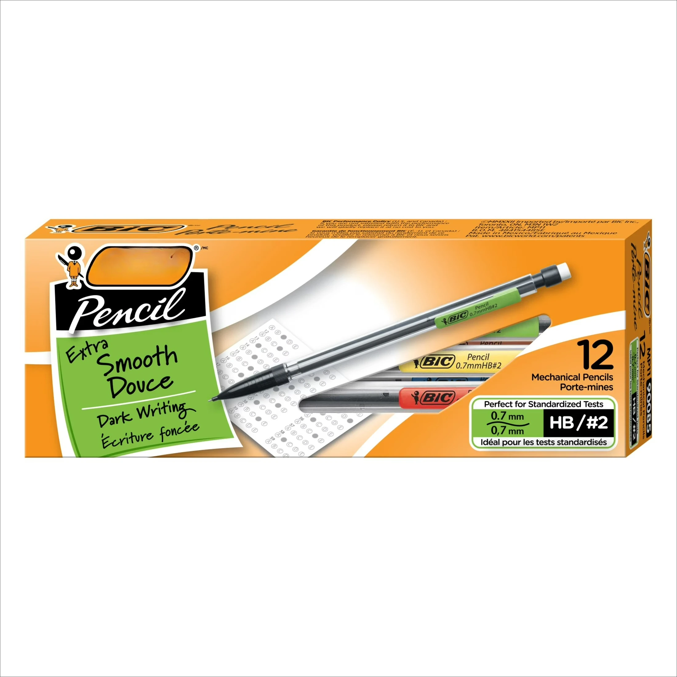 Mechanical Pencils with Erasers, Medium Point (0.7mm), 12-Count Pack, Bulk Mechanical Pencils for School or Office Supplies
Mechanical Pencils with Erasers, Medium Point (0.7mm), 12-Count Pack, Bulk Mechanical Pencils for School or Office Supplies