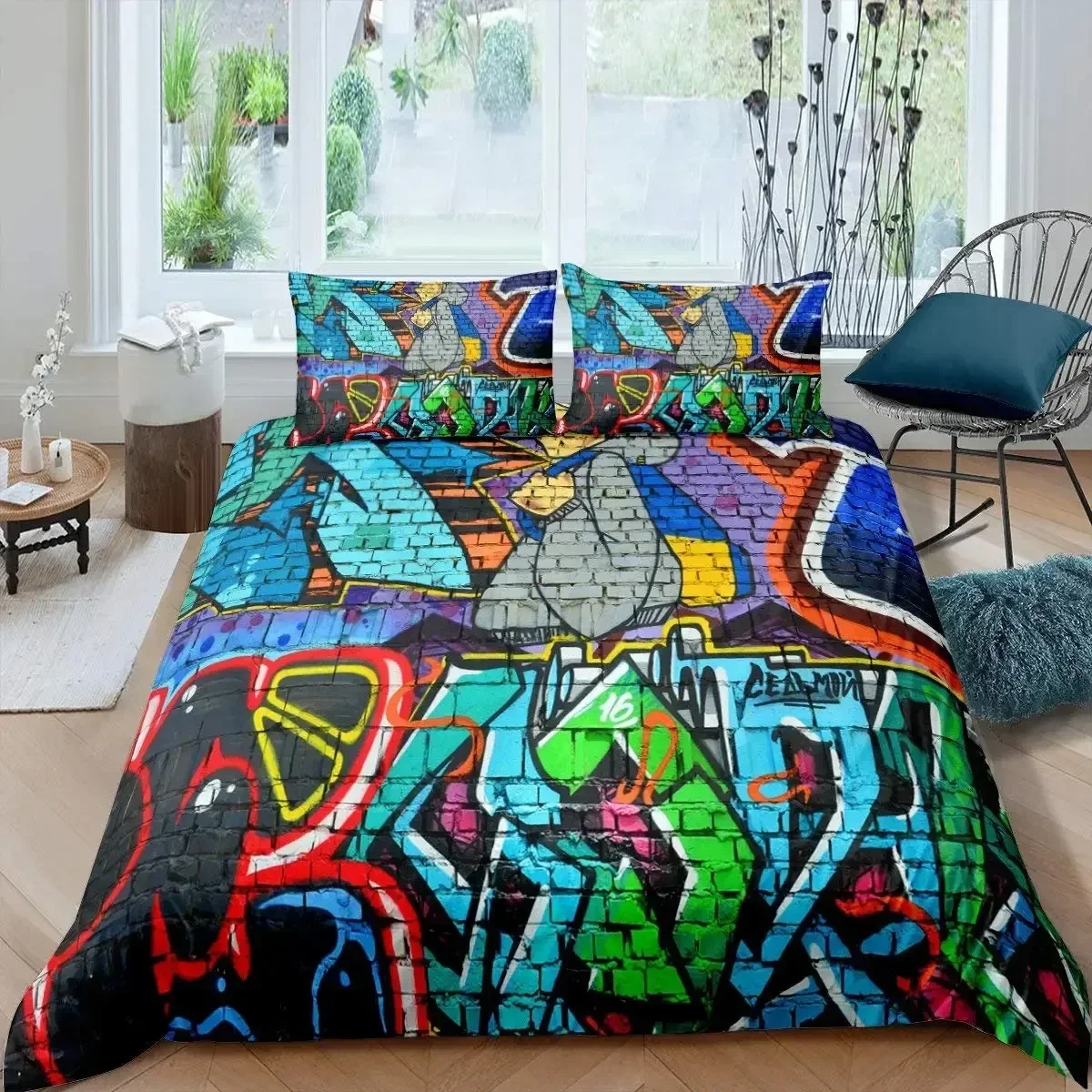 Hip Hop Culture Wall Graffiti Art Rock Music 3D NEW Duvet Cover Pillowcase Bedding Set Adult Girl Bedroom Single Double Large
Hip Hop Culture Wall Graffiti Art Rock Music 3D NEW Duvet Cover Pillowcase Bedding Set Adult Girl Bedroom Single Double Large