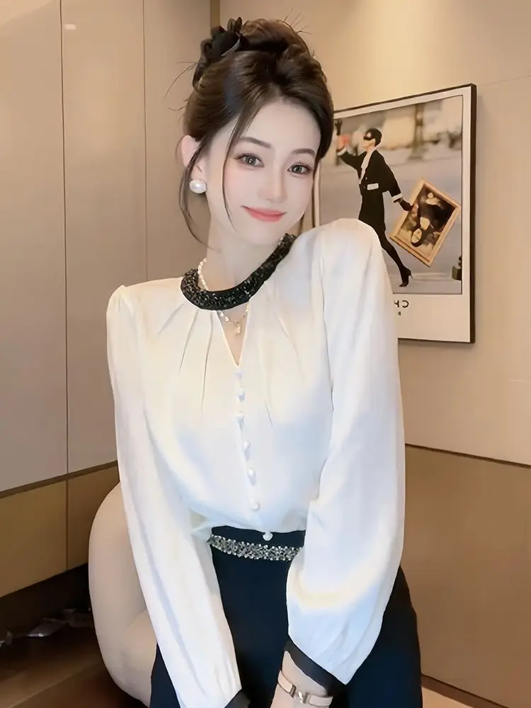 Ele Long Sve irt, женский универсальный топ Faion, весна-осень, новый дизайн Sle, женственная качественная бирка китайского бренда
Ele Long Sve irt, женский универсальный топ Faion, весна-осень, новый дизайн Sle, женственная качественная бирка китайского бренда