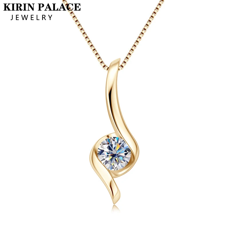 1CT D VVS1 Sparking Moissanite Necklace Twist Pendant for Women S925 Sterling Sliver Plated 18k Party Birthday Gift Jewelry
1CT D VVS1 Sparking Moissanite Necklace Twist Pendant for Women S925 Sterling Sliver Plated 18k Party Birthday Gift Jewelry