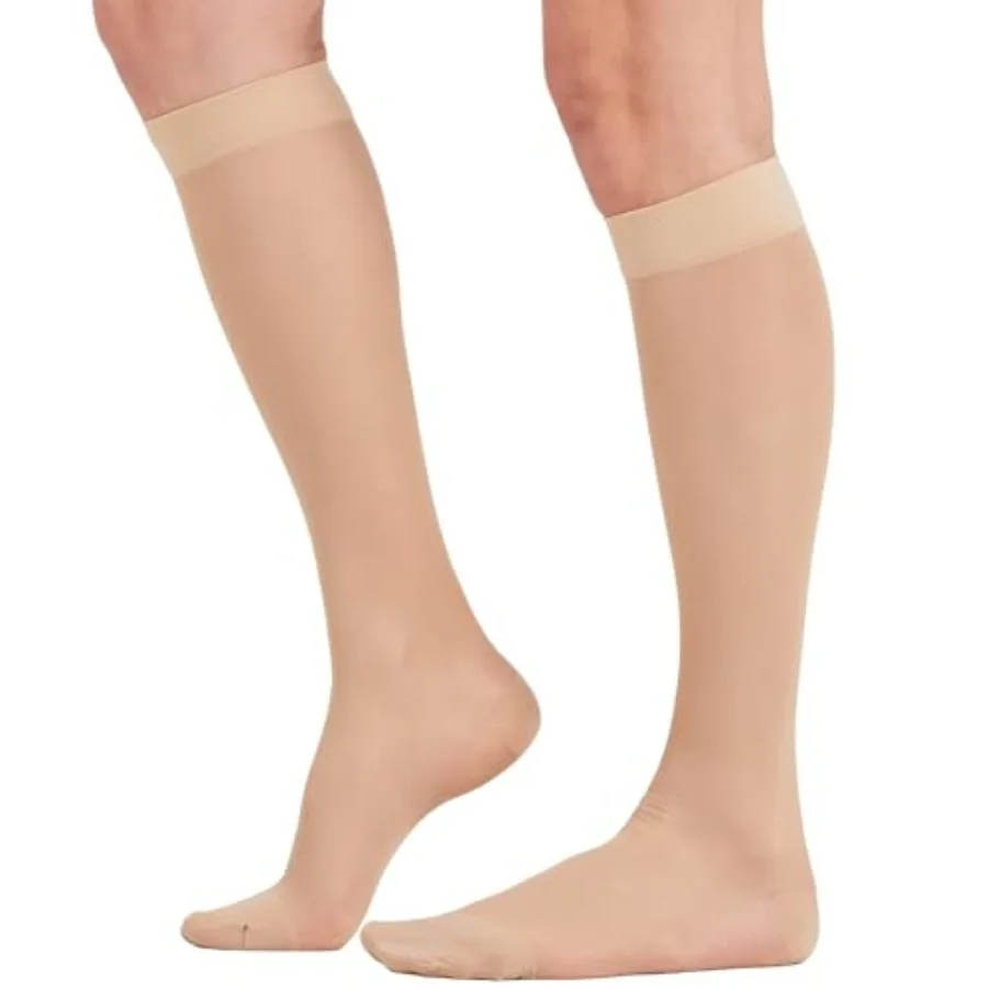 2 Pairs Sheer Compression Socks for Women - 15-20 mmHg Knee High Sheer Compression Stockings for Support Circulation Swelling E
2 Pairs Sheer Compression Socks for Women - 15-20 mmHg Knee High Sheer Compression Stockings for Support Circulation Swelling E