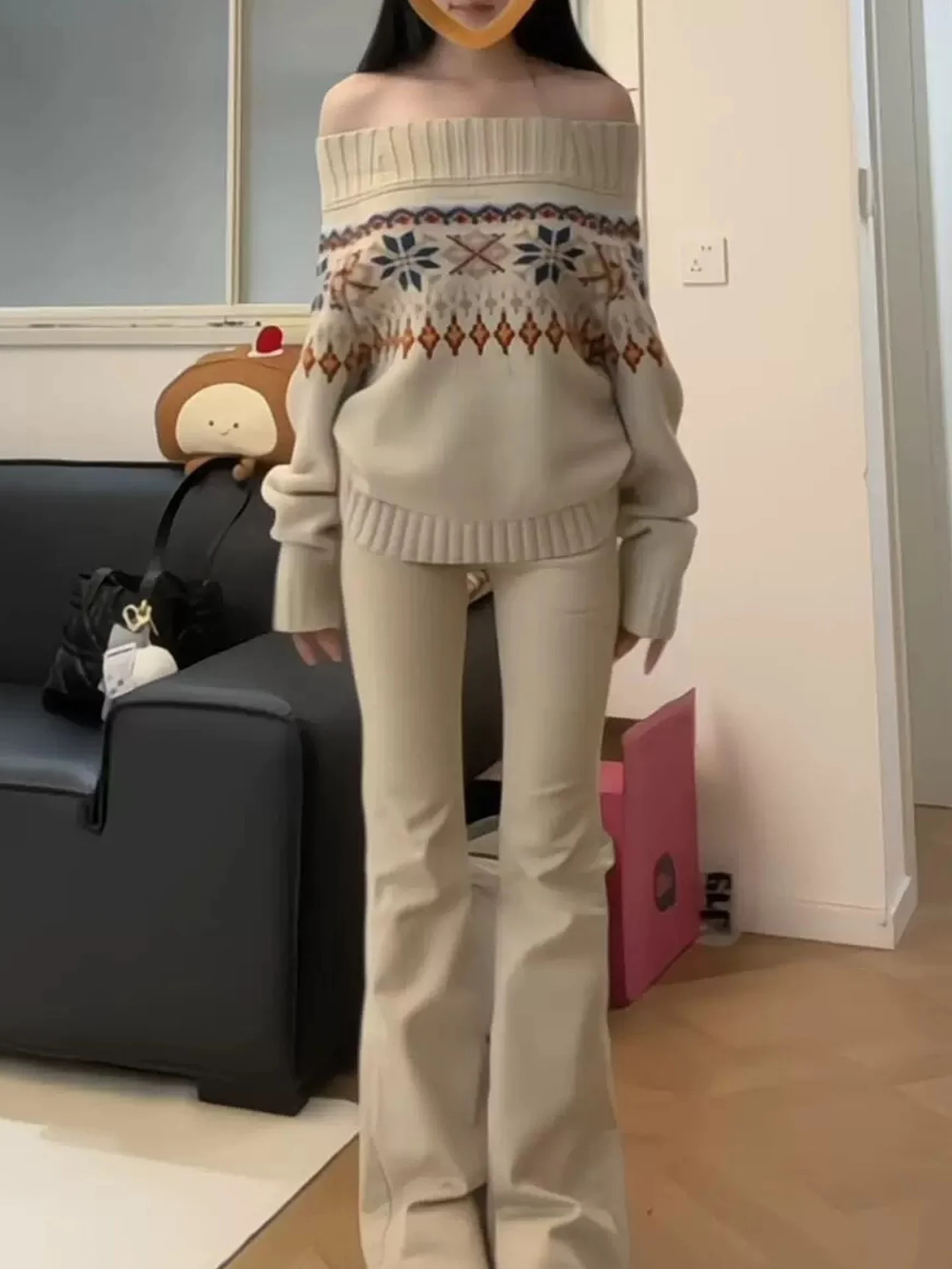 Lu вязаный свитер женский свободный длинный све на одно плечо удобный слип осень зима Новое поступление повседневная мода
Lu вязаный свитер женский свободный длинный све на одно плечо удобный слип осень зима Новое поступление повседневная мода