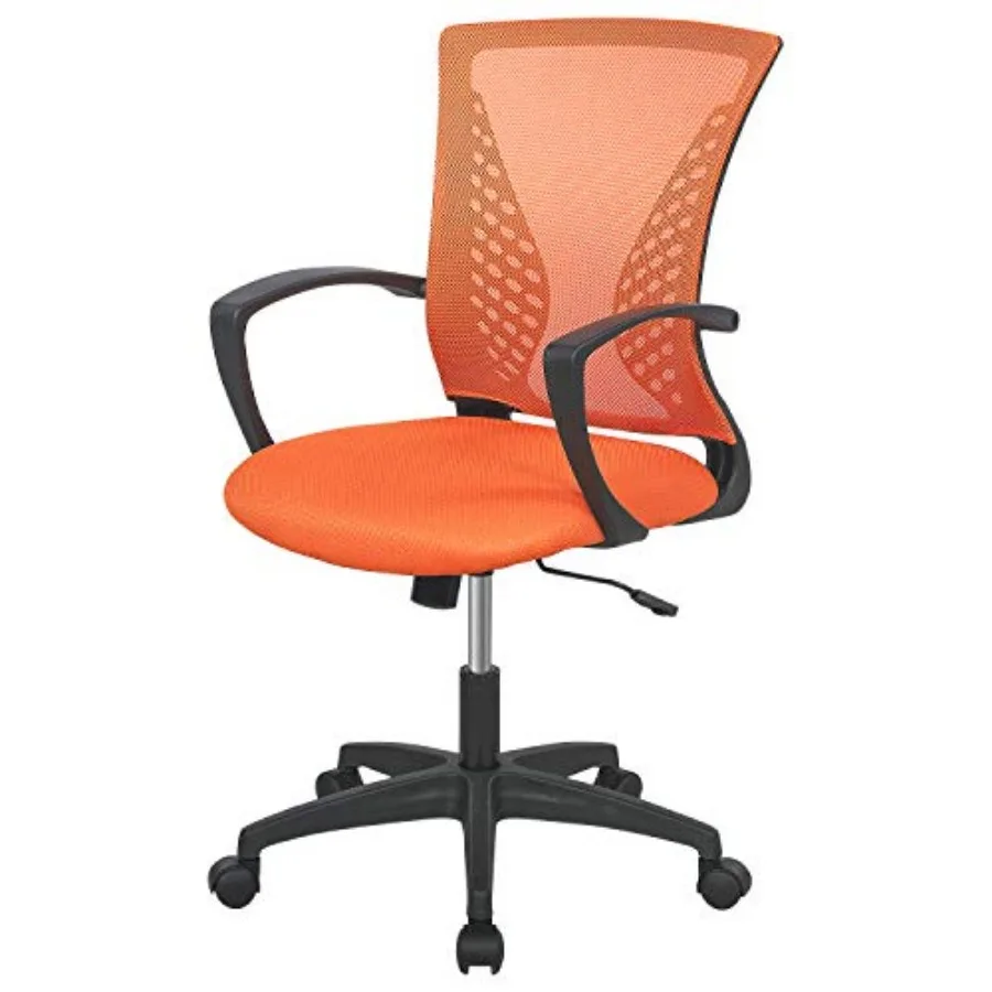 Home Office Chair Mid Back PC Swivel Lumbar Support Adjustable Desk Task Computer Ergonomic Comfortable Mesh Chair with Armrest
Home Office Chair Mid Back PC Swivel Lumbar Support Adjustable Desk Task Computer Ergonomic Comfortable Mesh Chair with Armrest
