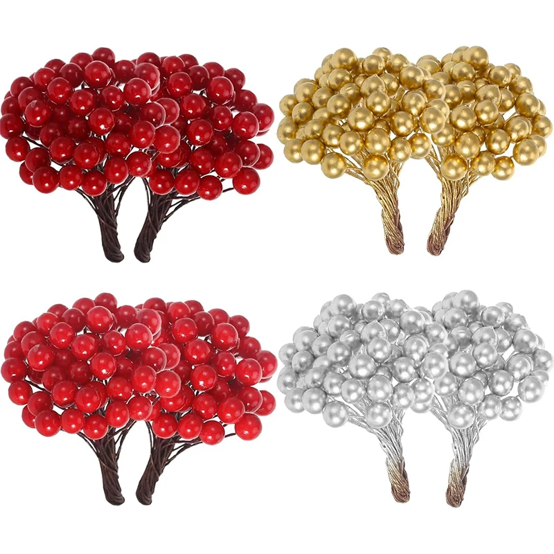 40 Heads 12cm Artificial Holly Berries Christmas Fake Berry for Christmas Tree Decor Craft Wreath DIY Supply Wedding Party Gifts 
40 Heads 12cm Artificial Holly Berries Christmas Fake Berry for Christmas Tree Decor Craft Wreath DIY Supply Wedding Party Gifts