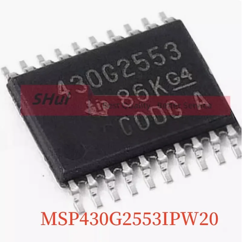 10PCS MSP430G2553IPW20 430G2553 MSP430G2553 TSSOP20 Microcontroller Chip Flash Integrated Circuit
10PCS MSP430G2553IPW20 430G2553 MSP430G2553 TSSOP20 Microcontroller Chip Flash Integrated Circuit