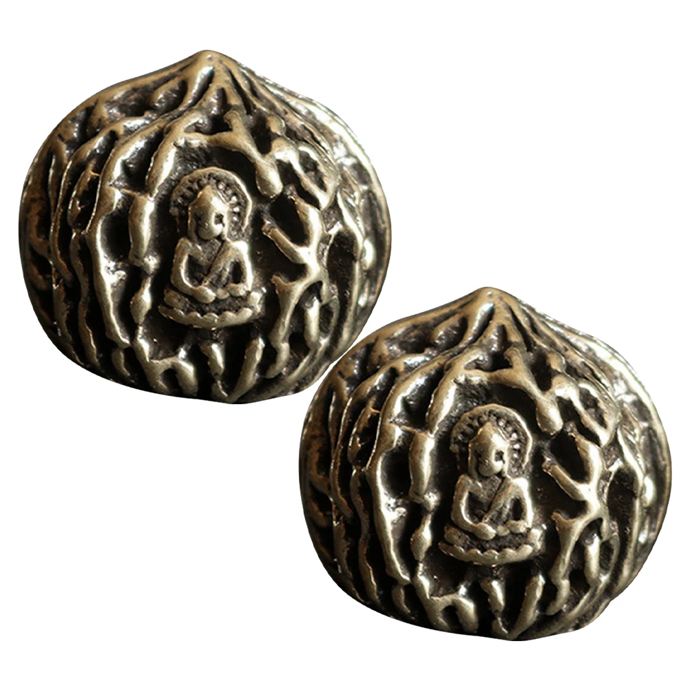 2 Pcs Hand Balls Home Walnut Adorn Vintage Brass Brass Walnut Craft Desktop Adornment Home Decor Small Artware Massager
2 Pcs Hand Balls Home Walnut Adorn Vintage Brass Brass Walnut Craft Desktop Adornment Home Decor Small Artware Massager