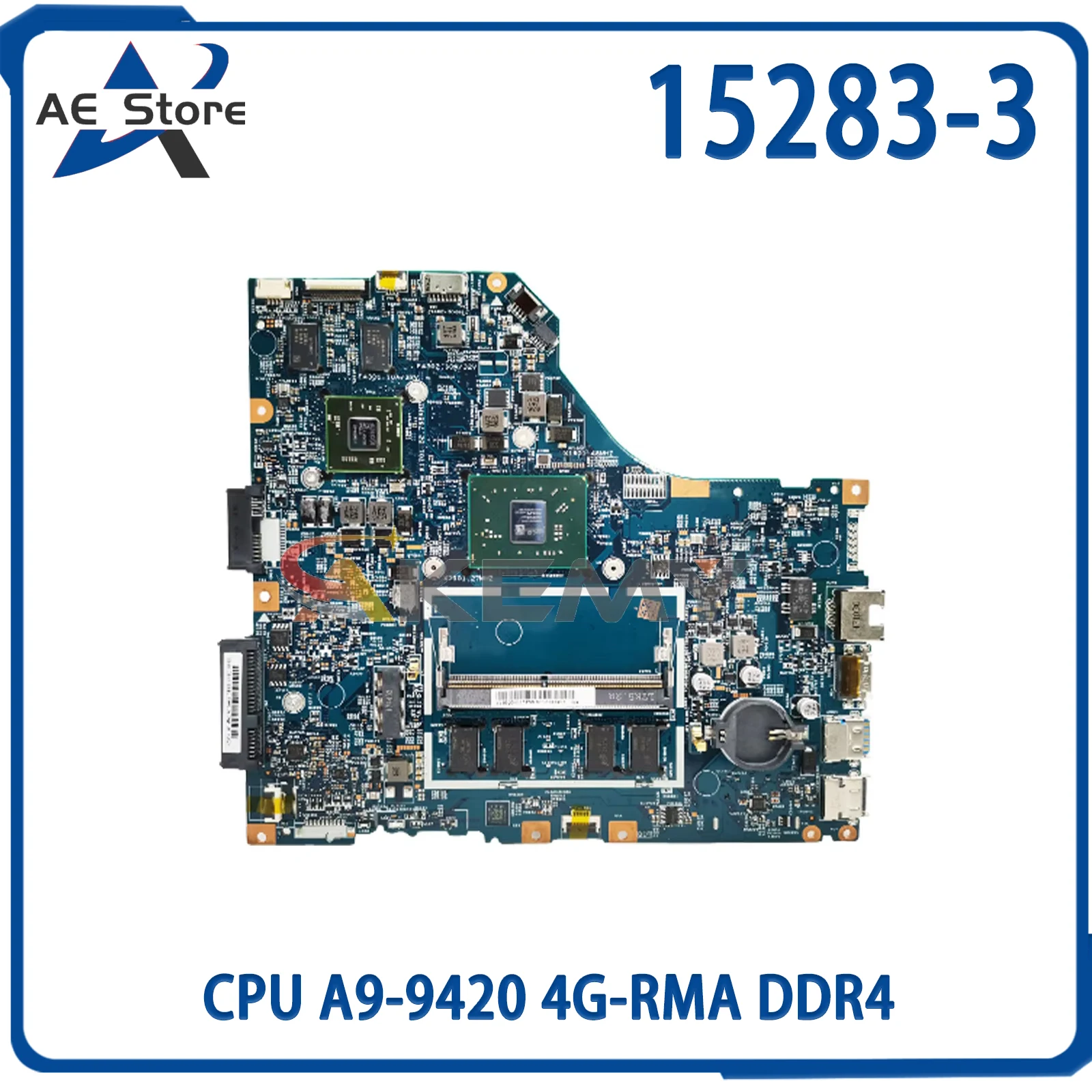 Материнская плата AE для Lenovo 15283-3 V110-14AST/V110-15AST, материнская плата для ноутбука с процессором A9-9420, 4G-RMA DDR4, 100% полностью протестирована
Материнская плата AE для Lenovo 15283-3 V110-14AST/V110-15AST, материнская плата для ноутбука с процессором A9-9420, 4G-RMA DDR4, 100% полностью протестирована