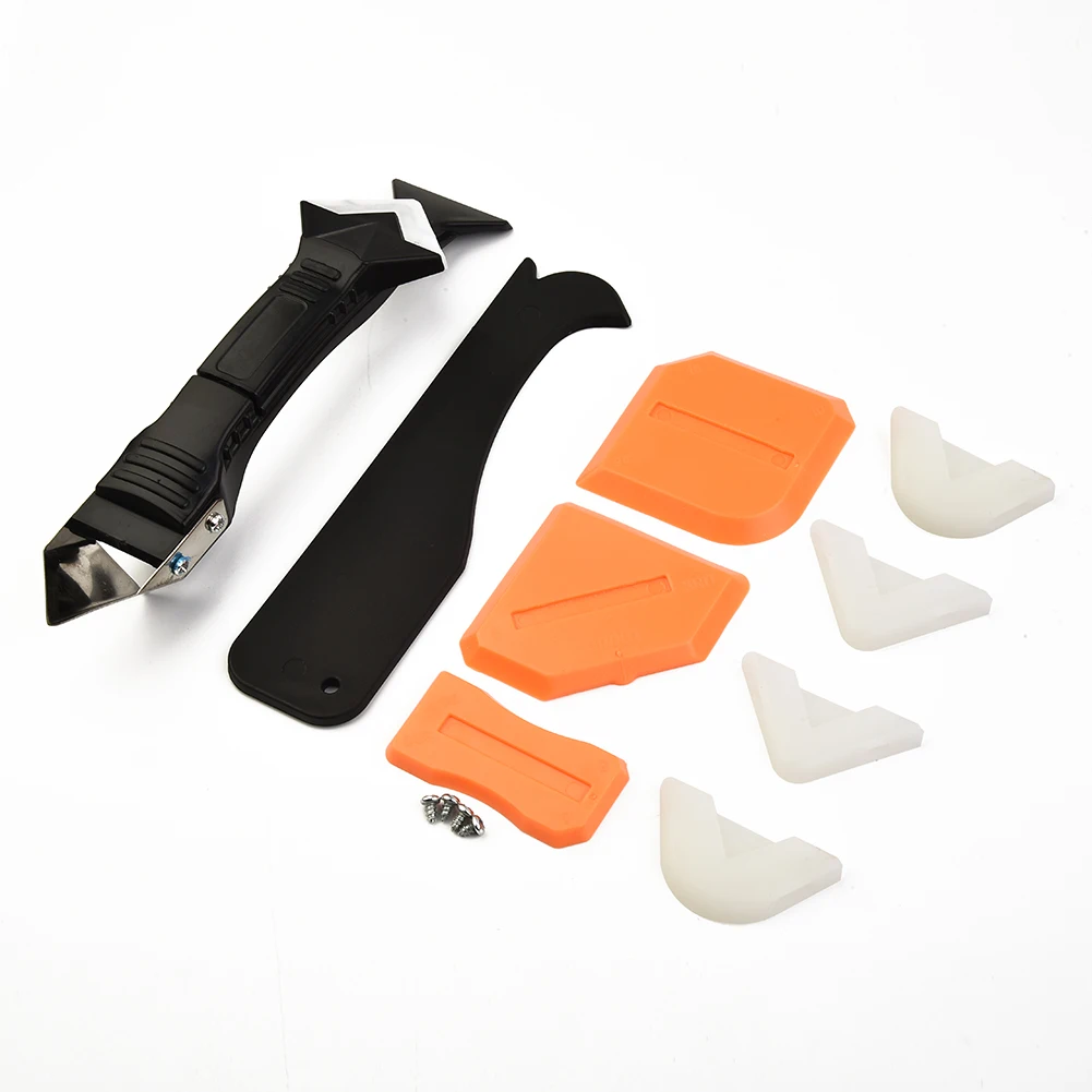 10pcs Silicone Caulking Sealant Remover Tool Grout Kit Stainless Steel Head Glue Scoop Hand Tools Silicone Scraper
10pcs Silicone Caulking Sealant Remover Tool Grout Kit Stainless Steel Head Glue Scoop Hand Tools Silicone Scraper