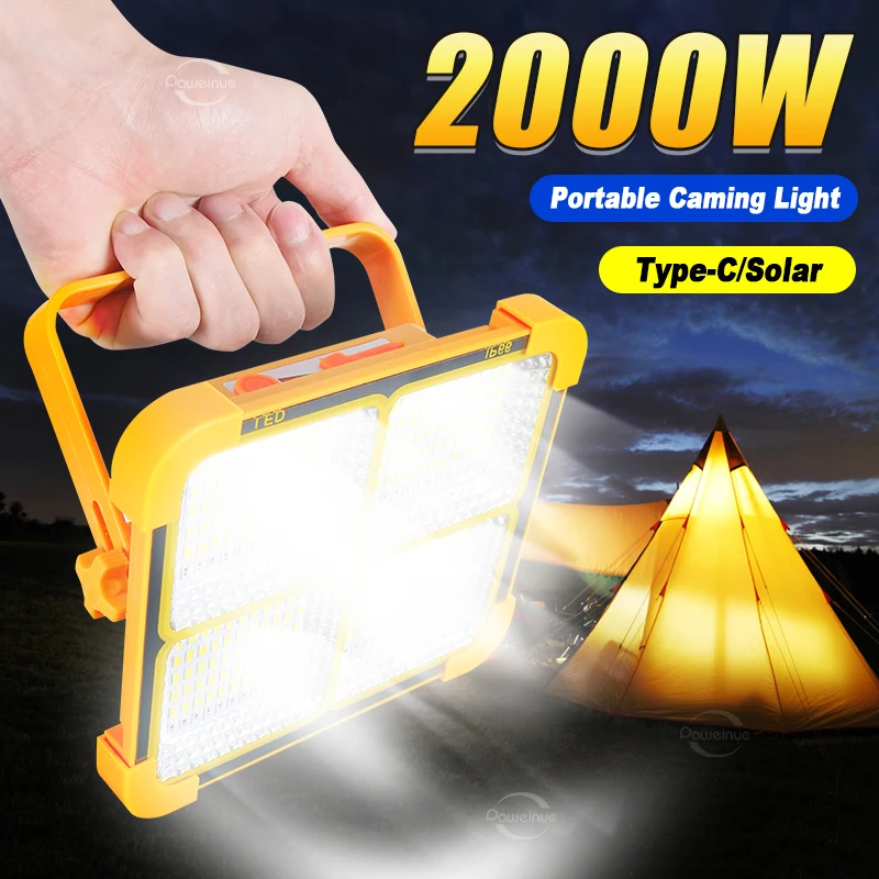 Outdoor Solar LED Lights Rechargeable Camping Lamp Adjustable Handheld Solar Lantern Powerful Tent Light For Emergency Fishing
Outdoor Solar LED Lights Rechargeable Camping Lamp Adjustable Handheld Solar Lantern Powerful Tent Light For Emergency Fishing