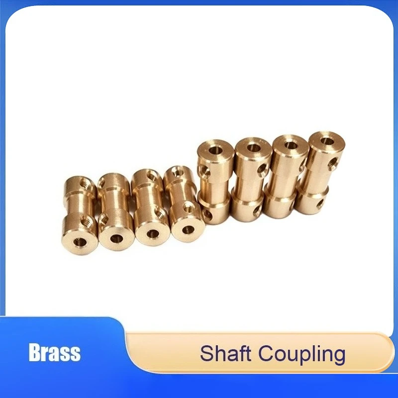 10PCS Miniature Brass Shaft Coupling,2mm-6mmRC Transmission Reducing Shaft Adapter,Rigid Metal Sleeve Connector / Coupler
10PCS Miniature Brass Shaft Coupling,2mm-6mmRC Transmission Reducing Shaft Adapter,Rigid Metal Sleeve Connector / Coupler