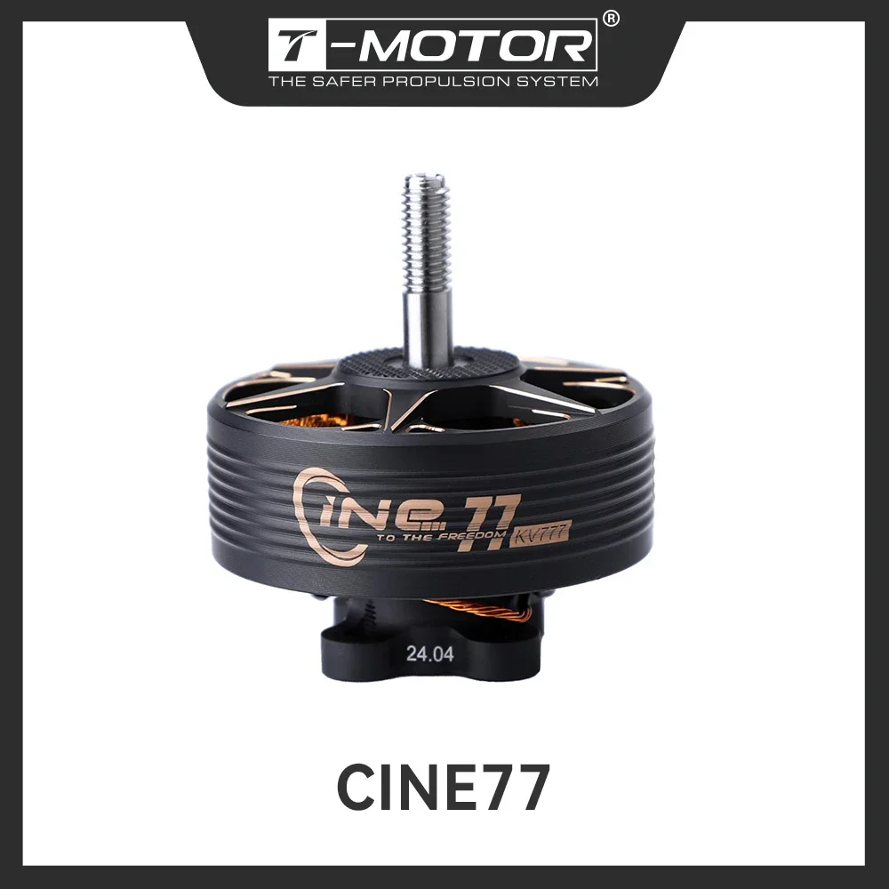 T-MOTOR CINE 77 KV477 KV777 KV977 бесщеточный двигатель для радиоуправляемого дрона CINE77 FPV
T-MOTOR CINE 77 KV477 KV777 KV977 бесщеточный двигатель для радиоуправляемого дрона CINE77 FPV