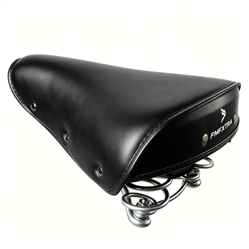 Retro Rivet Bicycle Saddle Double Spring Shock Absorbing PU Leather Bike Seat Wide Comfort Cushion for City Bike E-bike Vintage
Retro Rivet Bicycle Saddle Double Spring Shock Absorbing PU Leather Bike Seat Wide Comfort Cushion for City Bike E-bike Vintage