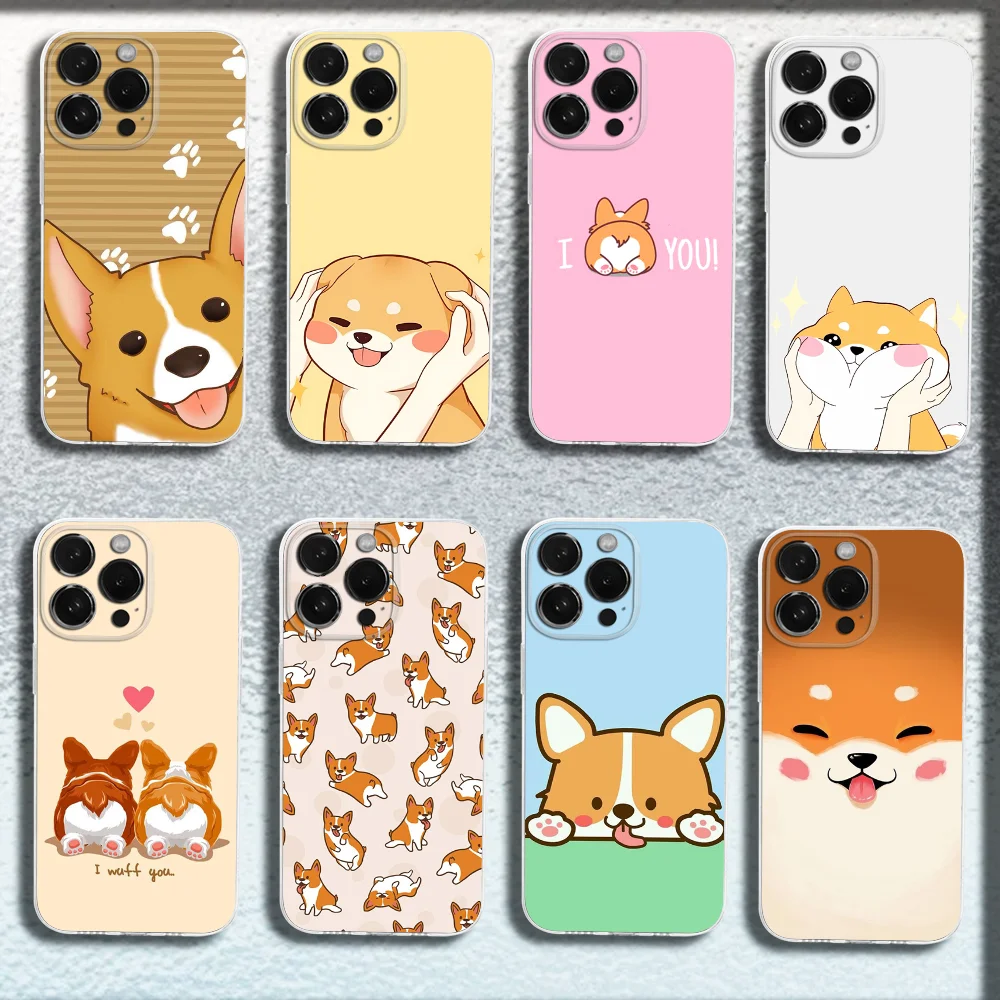 Corgi puppy Phone Case For iPhone 16,15,14,13,12,11 Plus,Pro,Max,XR,XS,Plus,SE,Mini Transparent Soft Cover
Corgi puppy Phone Case For iPhone 16,15,14,13,12,11 Plus,Pro,Max,XR,XS,Plus,SE,Mini Transparent Soft Cover