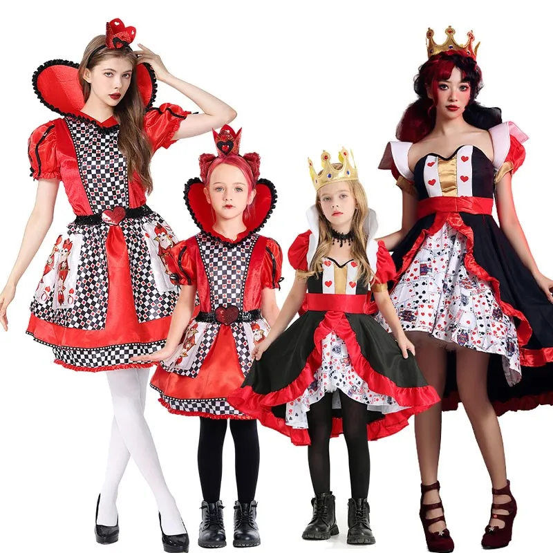 Red Queen Costume Heart Queen Halloween Alice in Wonderland Outfit Women's Cosplay Traditional Chinese Stage Clothing Polyester
Red Queen Costume Heart Queen Halloween Alice in Wonderland Outfit Women's Cosplay Traditional Chinese Stage Clothing Polyester