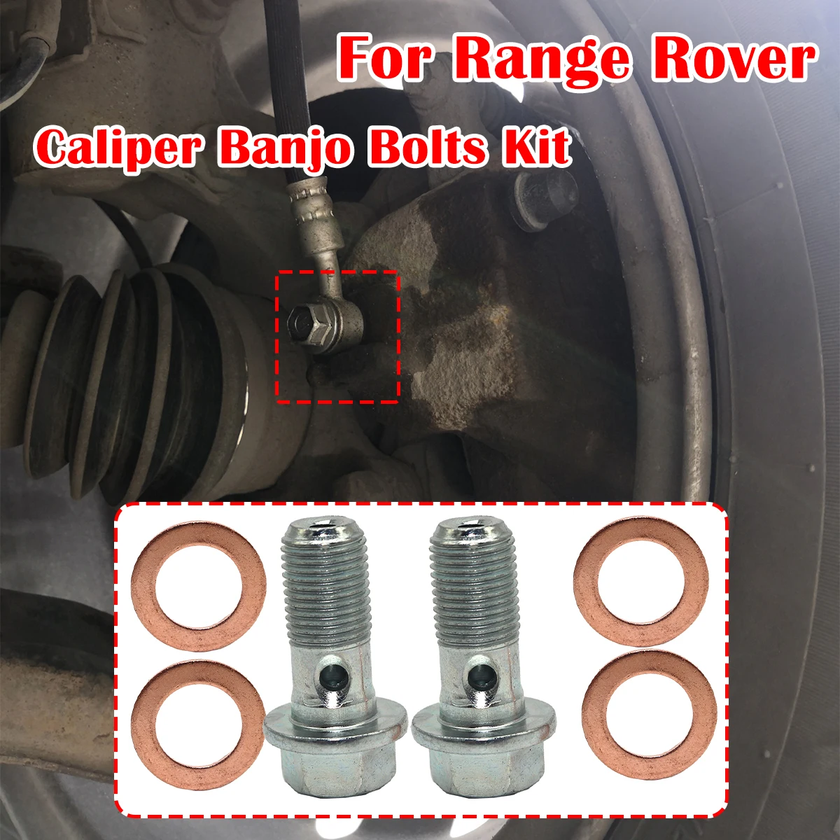 For Range Rover MK2 P38 Sport L320 2005-2009 Caliper Hose Lines Banjo Fittings Bolts Copper Sealing Crush Washers Replacement
For Range Rover MK2 P38 Sport L320 2005-2009 Caliper Hose Lines Banjo Fittings Bolts Copper Sealing Crush Washers Replacement