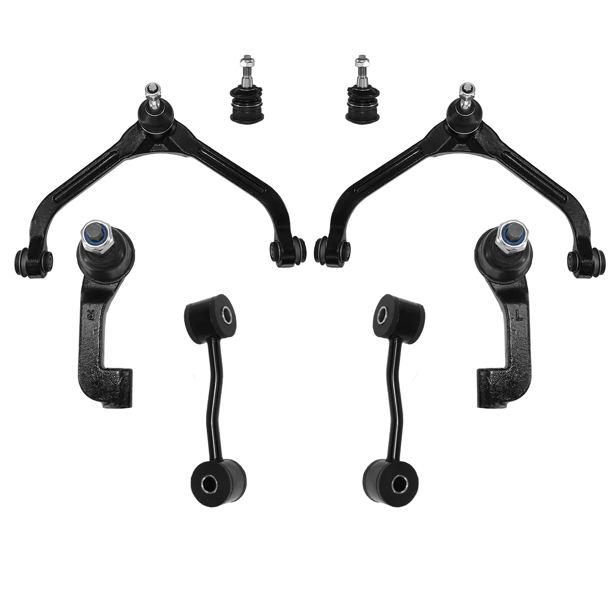TOPICKSAP 8pcs Suspension Set Front Control Arms w/Ball Joints Tie Rods End Sway Bar Link For Jeep Liberty 2005 2006 2007
TOPICKSAP 8pcs Suspension Set Front Control Arms w/Ball Joints Tie Rods End Sway Bar Link For Jeep Liberty 2005 2006 2007