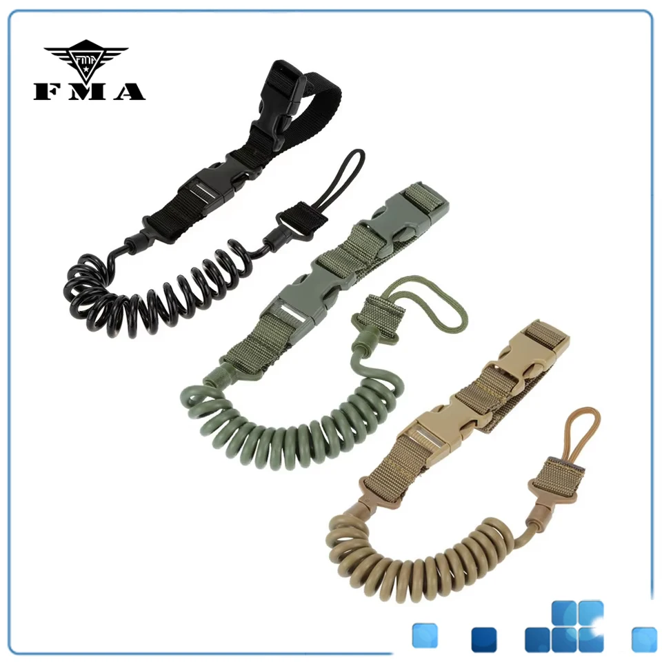 FMA Outdoor Safety Rope Tactical Spring Rope Coil Sling Rope Lanyard Strike Spring Key Camping Carabiner Climbing Rope
FMA Outdoor Safety Rope Tactical Spring Rope Coil Sling Rope Lanyard Strike Spring Key Camping Carabiner Climbing Rope