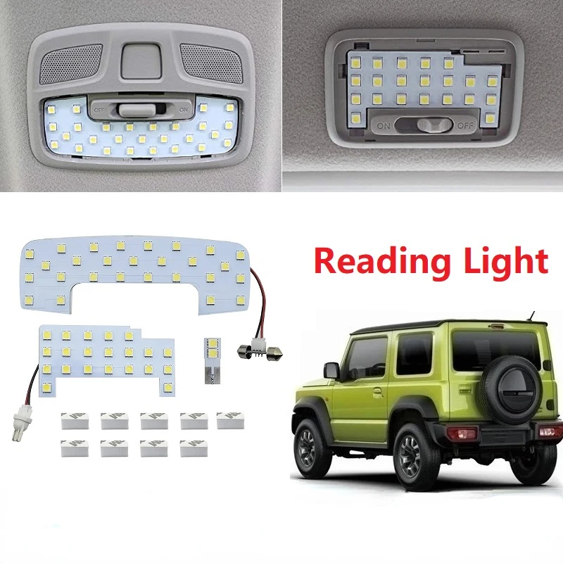 12V 6500K Reading Light LED Car Dome Roof Interior Light Kit White For Suzuki Jimny JB64W JB74W 2018-2022 Interior Accessories
12V 6500K Reading Light LED Car Dome Roof Interior Light Kit White For Suzuki Jimny JB64W JB74W 2018-2022 Interior Accessories