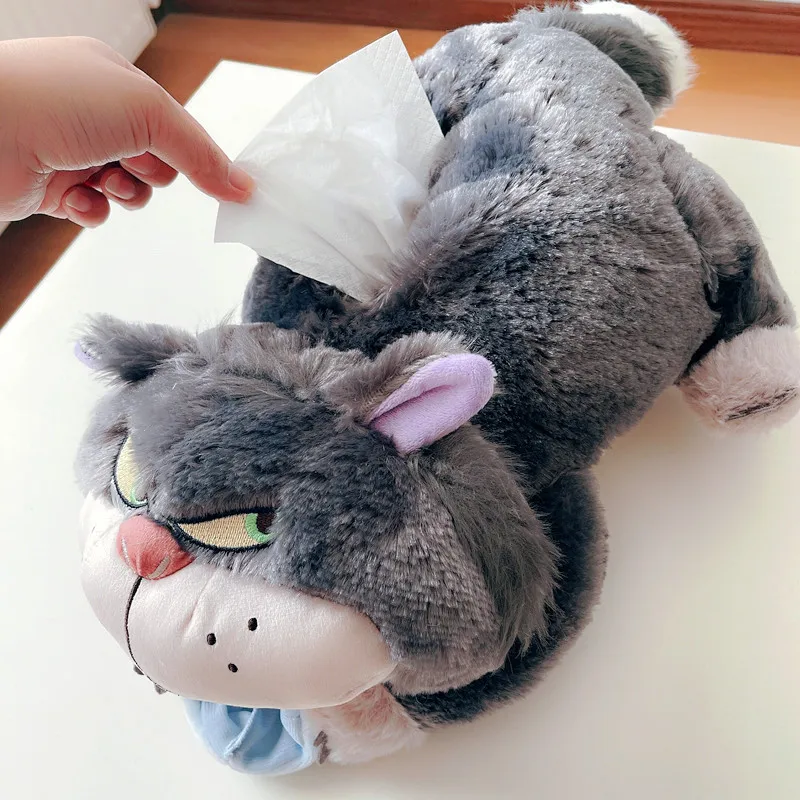 New Disney Cinderella Cartoon Bad Cat Lucifer Car Plush Toys, Office, Home, And Car Handkerchief Boxes, Doll Tissue Drawer Sets
New Disney Cinderella Cartoon Bad Cat Lucifer Car Plush Toys, Office, Home, And Car Handkerchief Boxes, Doll Tissue Drawer Sets