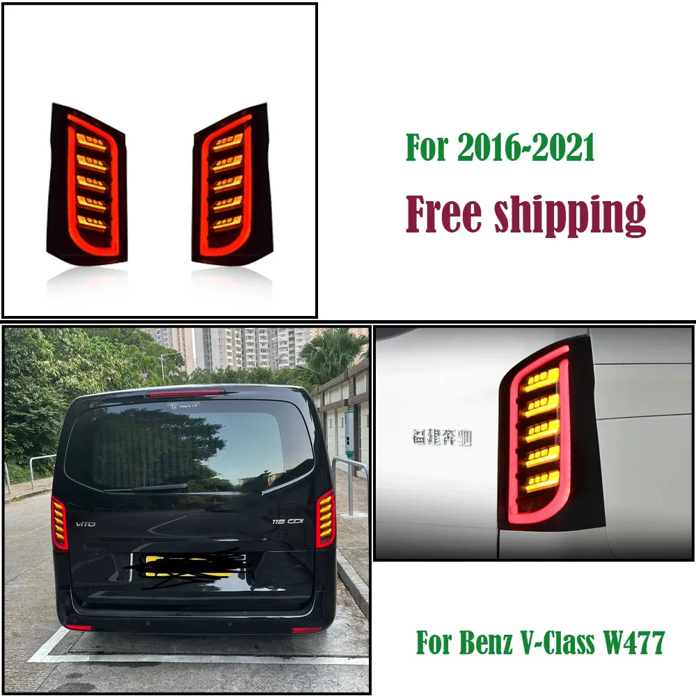 Car Tail Lamp For Benz V-Class W447 2016-2021 V260 Taillight Upgrade Modified to NEW Benz Dynamic Turn LED Taillights Assembly
Car Tail Lamp For Benz V-Class W447 2016-2021 V260 Taillight Upgrade Modified to NEW Benz Dynamic Turn LED Taillights Assembly