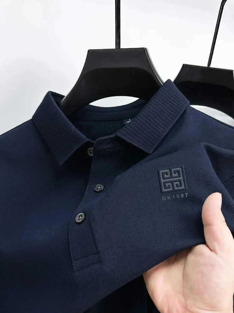 High-end Men's Spring and Autumn Pure Cotton Business Casual Long-sleeved High-quality Fashion Printed Lapel POLO Shirt T-shirt
High-end Men's Spring and Autumn Pure Cotton Business Casual Long-sleeved High-quality Fashion Printed Lapel POLO Shirt T-shirt