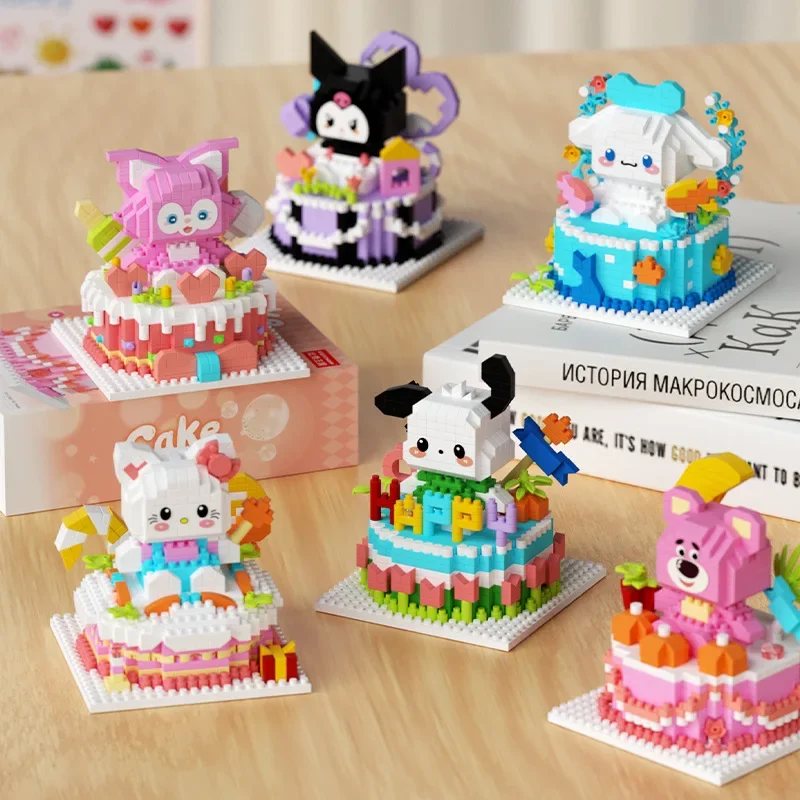Sanrio Cake Building Block Pochacco Lina Belle Lotso Cinnamoroll Kuromi Hello Kitty в сборе 3D модель мини-кирпичи фигурки игрушки
Sanrio Cake Building Block Pochacco Lina Belle Lotso Cinnamoroll Kuromi Hello Kitty в сборе 3D модель мини-кирпичи фигурки игрушки