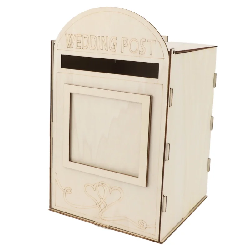 C9 Diy Wooden Wedding Mailbox Post Box With Lock Key For Reception Wedding Anniversary Party Arts And Crafts Decorations
C9 Diy Wooden Wedding Mailbox Post Box With Lock Key For Reception Wedding Anniversary Party Arts And Crafts Decorations