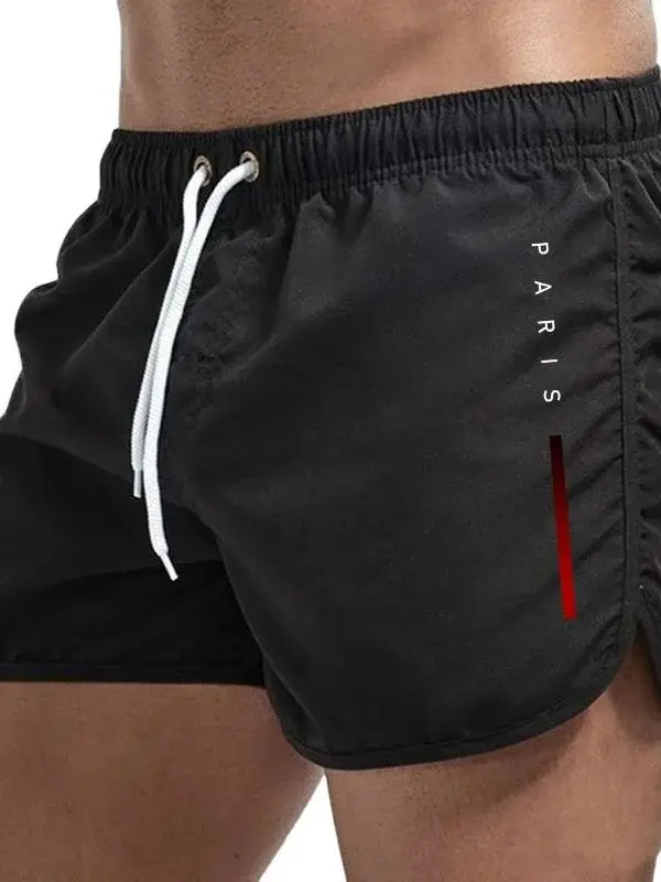 Loose Fit Printed Beach Shorts for Men Elastic Waist Sporty Style Polyester Fiber Casual Shorts Knee-Length Straight Tube
Loose Fit Printed Beach Shorts for Men Elastic Waist Sporty Style Polyester Fiber Casual Shorts Knee-Length Straight Tube