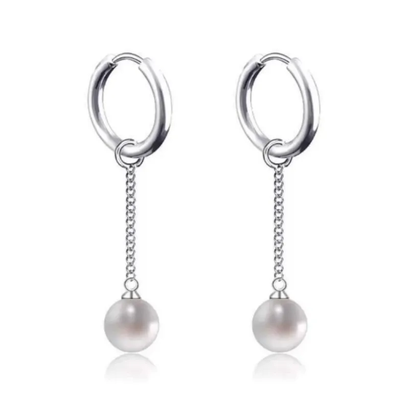 1pcs Stainless Steel fake pearl Pendant Dangle Long Tassel Unisex Hoop Earring Men/Women Punk Gothic Jewelry Best Gift
1pcs Stainless Steel fake pearl Pendant Dangle Long Tassel Unisex Hoop Earring Men/Women Punk Gothic Jewelry Best Gift