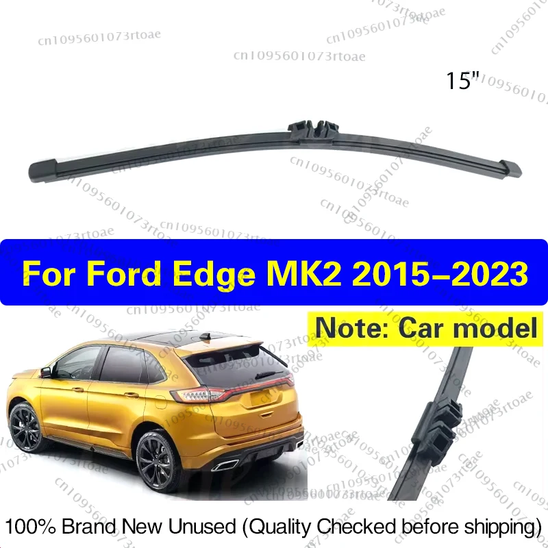 Wiper 15" Rear Wiper Blade For Ford Edge mk2 2015 2016 2017 2018 2019 2020 2021 2022 2023 Windshield Windscreen Rear Window 
Wiper 15" Rear Wiper Blade For Ford Edge mk2 2015 2016 2017 2018 2019 2020 2021 2022 2023 Windshield Windscreen Rear Window