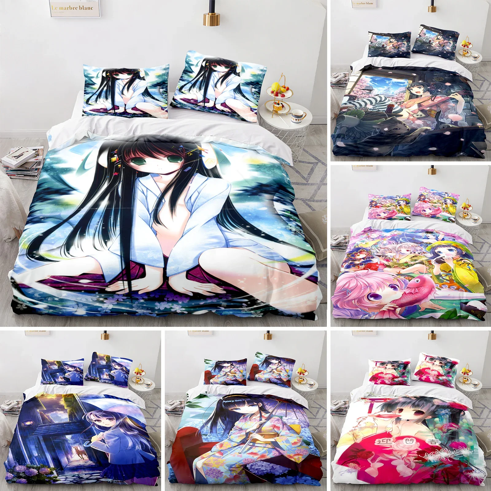 3D Printed Kawaii Girl Bedding Set Anime Sexy Girl Duvet Cover Double Twin Full Queen King Adult Kids Bedclothes Quilt Cover
3D Printed Kawaii Girl Bedding Set Anime Sexy Girl Duvet Cover Double Twin Full Queen King Adult Kids Bedclothes Quilt Cover