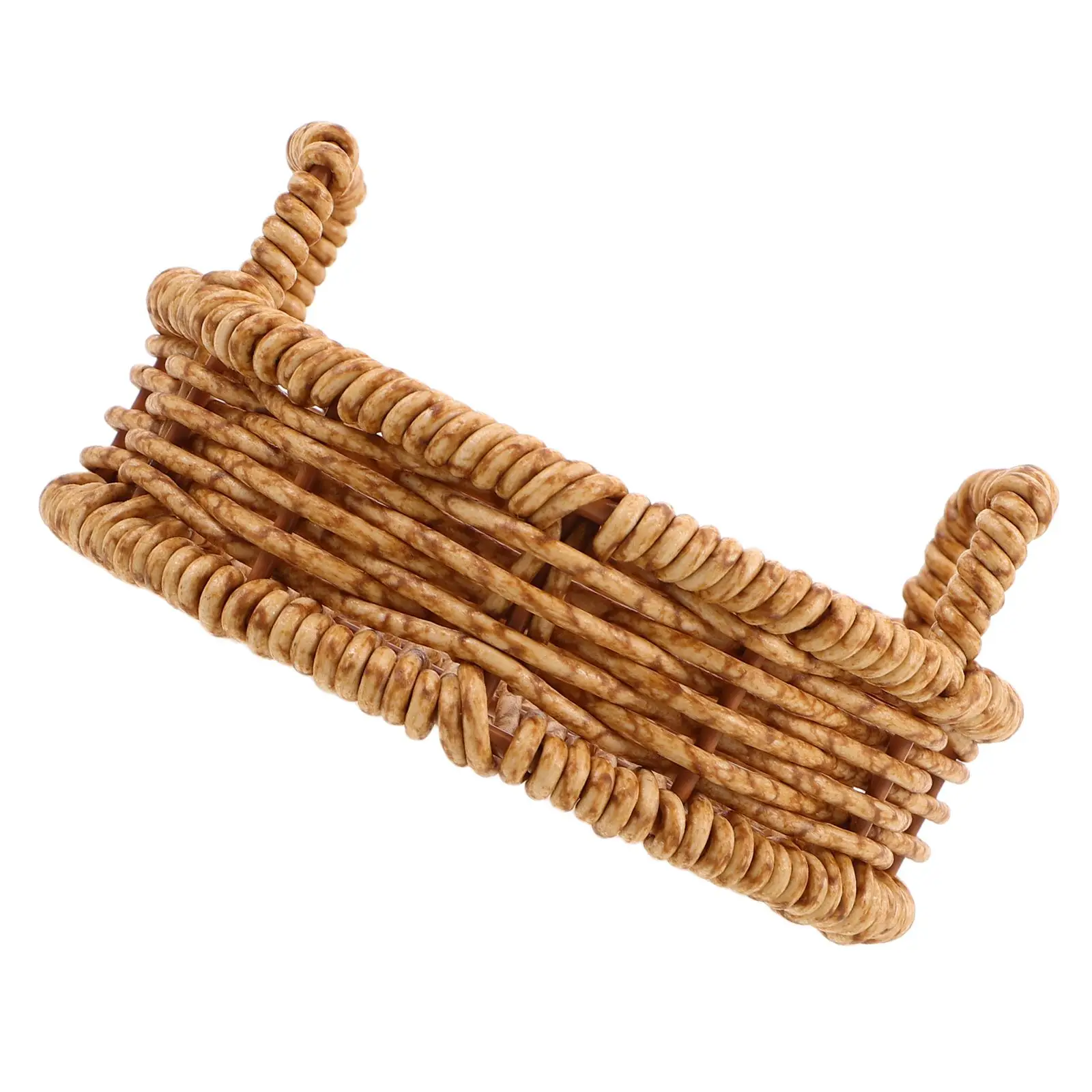 Rattan Bread Basket Handwoven Fruit Tray Kitchen Storage Small Light Brown Snacks Container Round Japanese Style Plastic
Rattan Bread Basket Handwoven Fruit Tray Kitchen Storage Small Light Brown Snacks Container Round Japanese Style Plastic