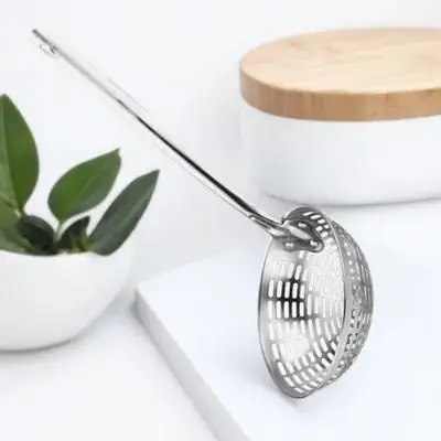 1pc Stainless Steel Colander Ladle Anti-Scalding Skimmer Handle Large Capacity Kitchen Home Restaurant Pasta Noodles
1pc Stainless Steel Colander Ladle Anti-Scalding Skimmer Handle Large Capacity Kitchen Home Restaurant Pasta Noodles