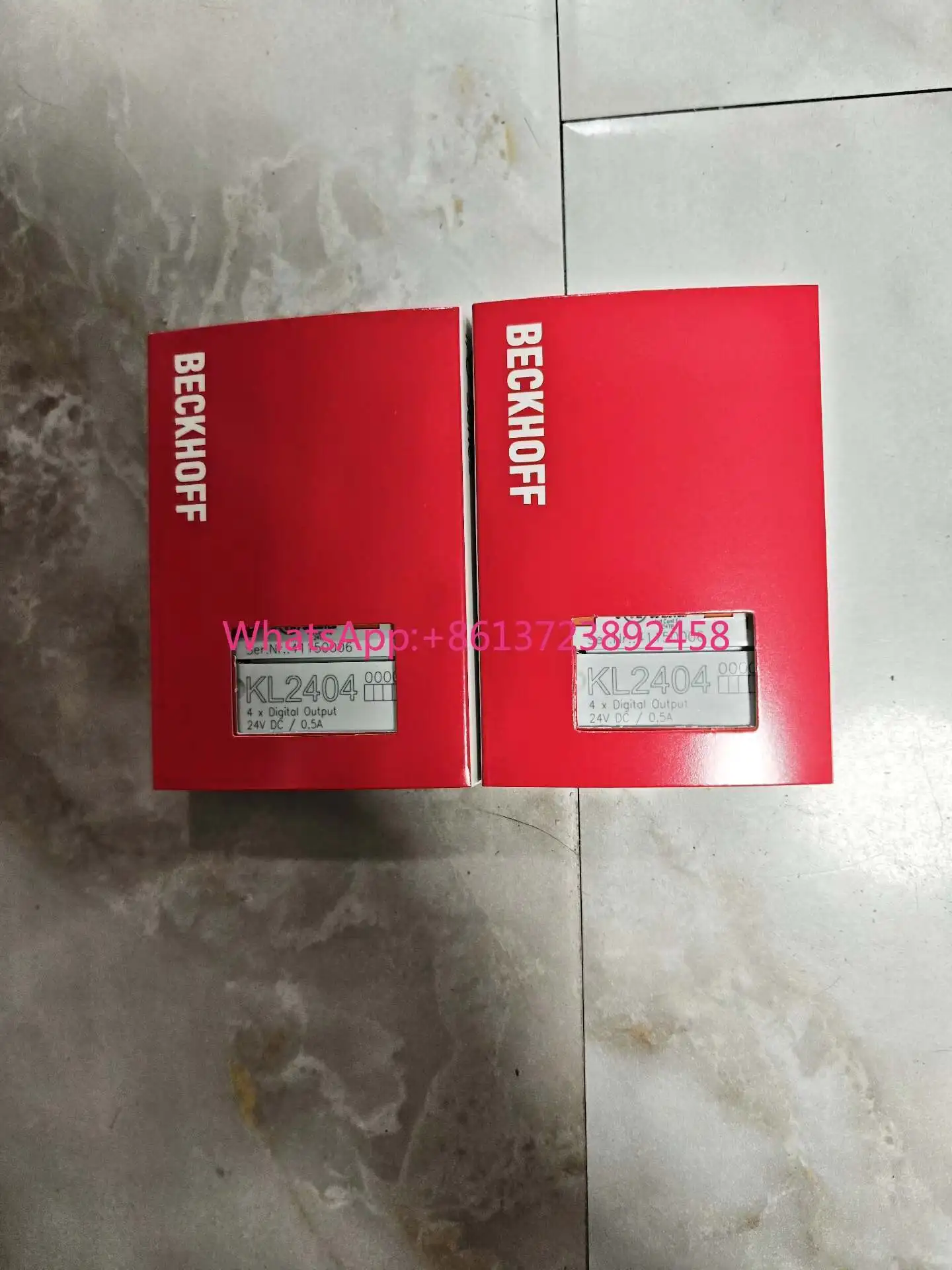 Beckhoff KL2404 module, 4 digital outputs, 24V DC, 0.5A, original and genuine packaging is complete
Beckhoff KL2404 module, 4 digital outputs, 24V DC, 0.5A, original and genuine packaging is complete